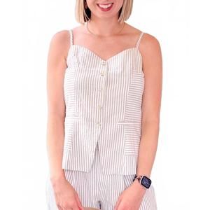 NEW KLD. SIGNATURE nova tank top in khaki